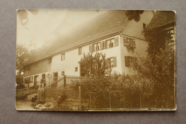Photo Postcard PC Herrlingen 1905-1920 residential house